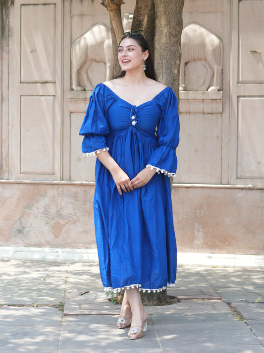 Blue Breeze Cotton Midi