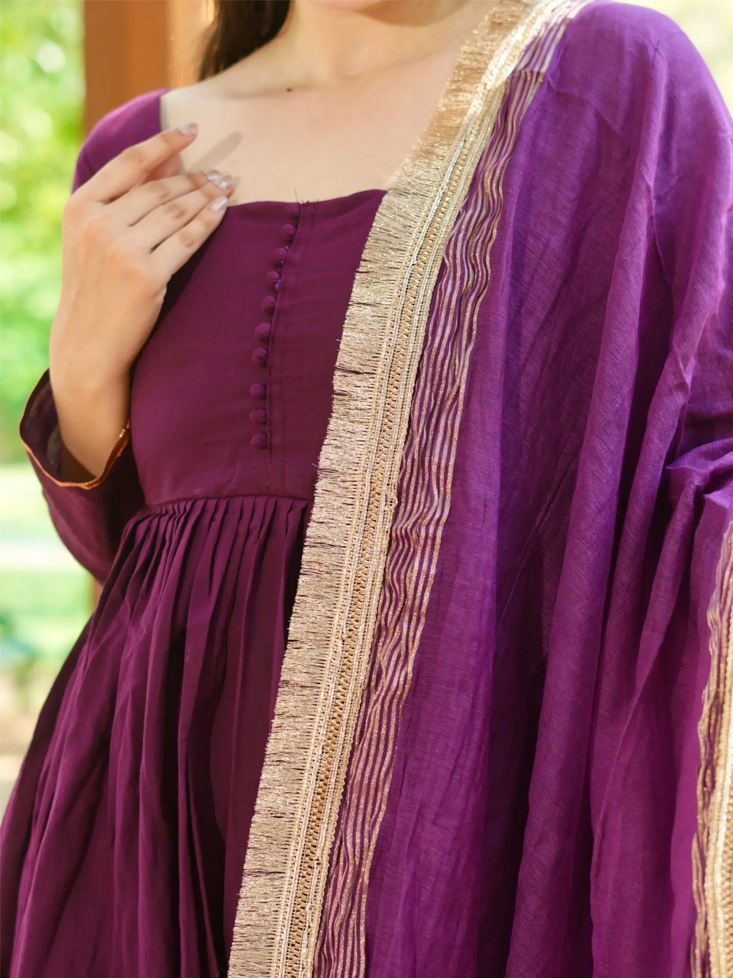 Royal Amethyst: Grace in Every Fold