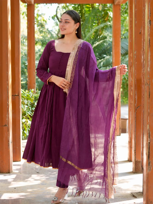 Royal Amethyst: Grace in Every Fold