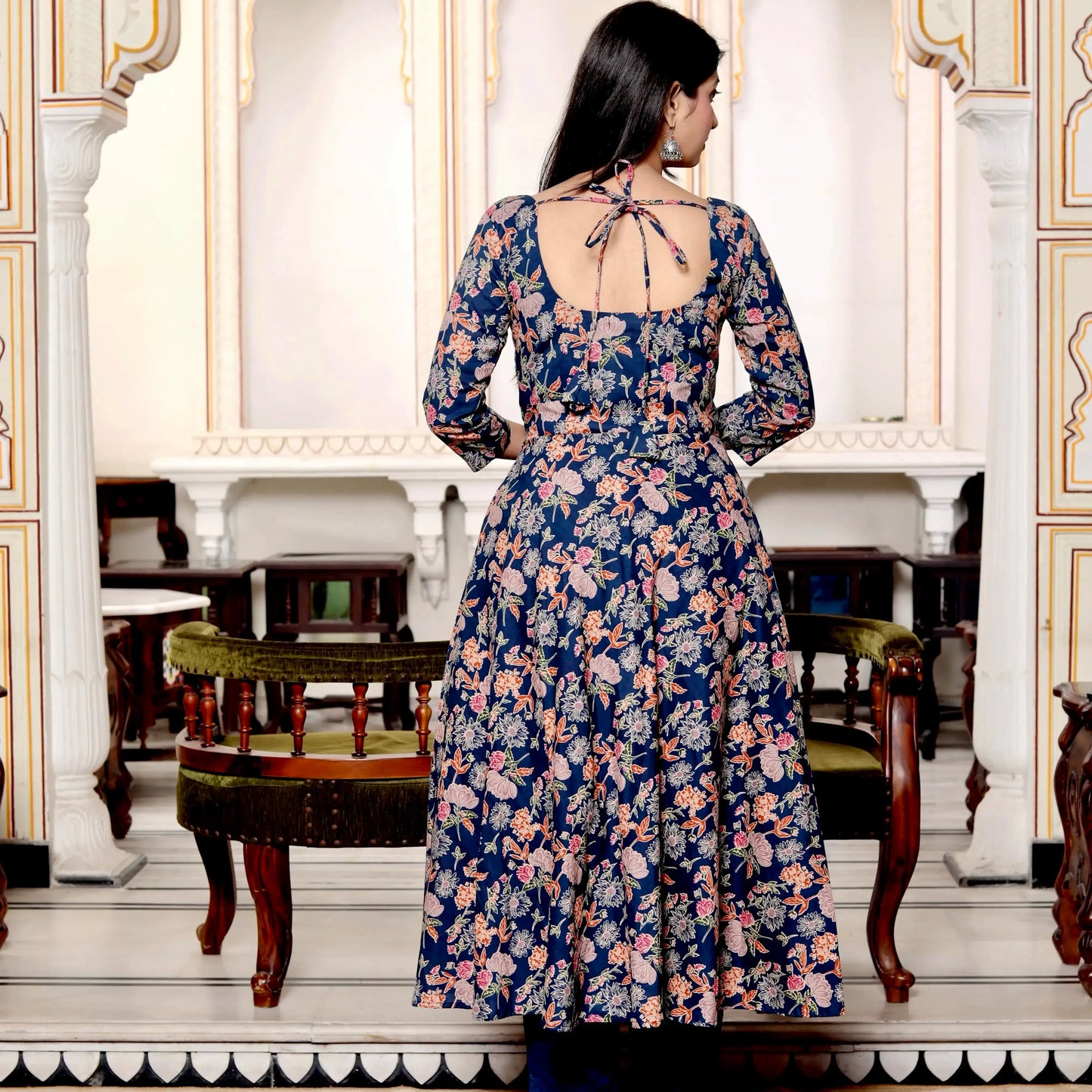 Midnight Garden Anarkali Ensemble