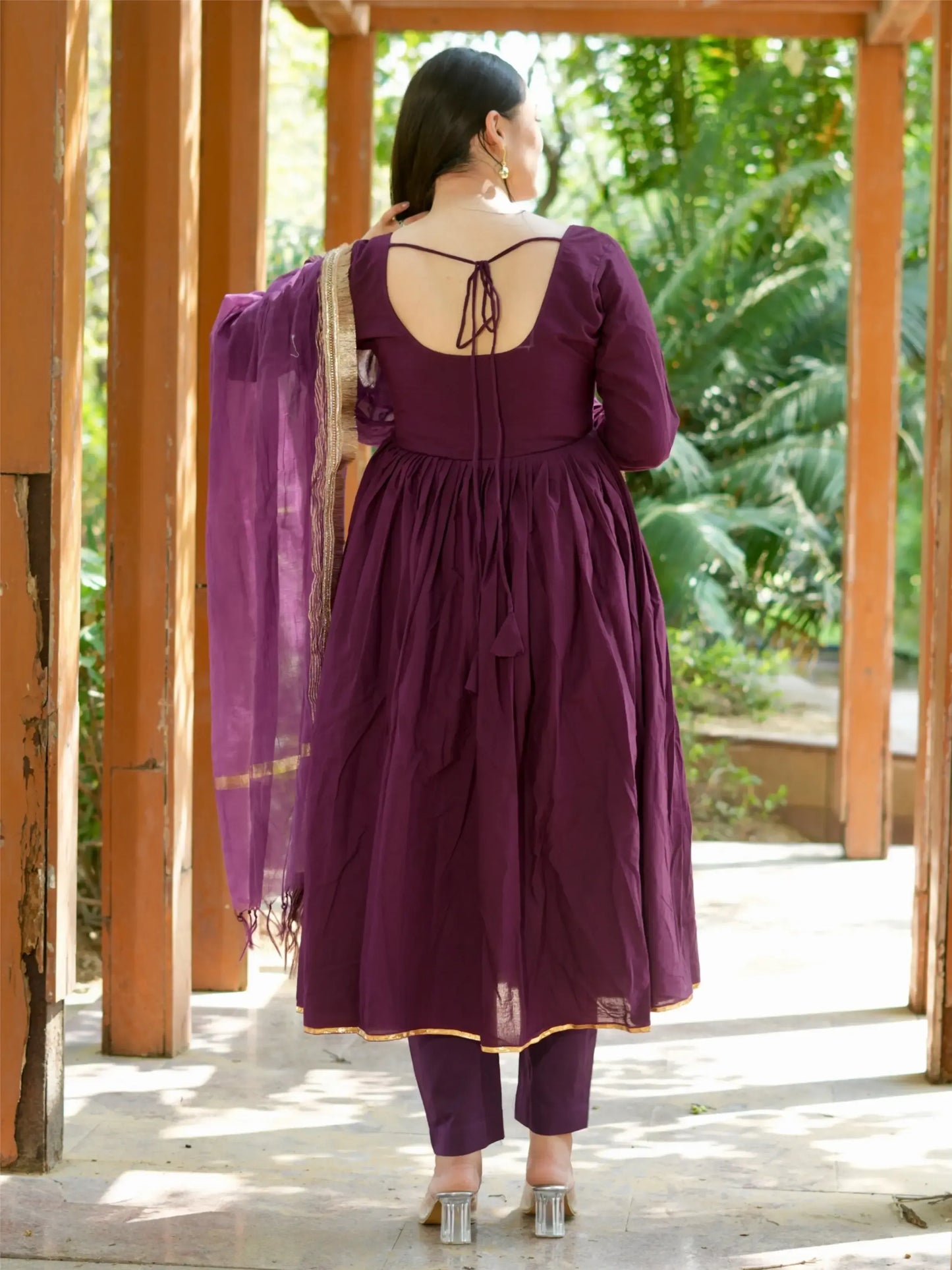 Royal Amethyst: Grace in Every Fold