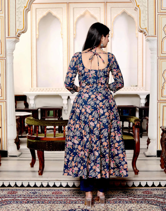 Midnight Garden Anarkali Ensemble