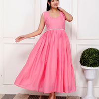 Pastel Perfection Pink Midi Dress