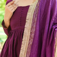 Royal Amethyst: Grace in Every Fold