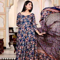 Midnight Garden Anarkali Ensemble