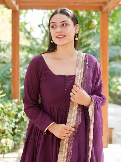 Royal Amethyst: Grace in Every Fold